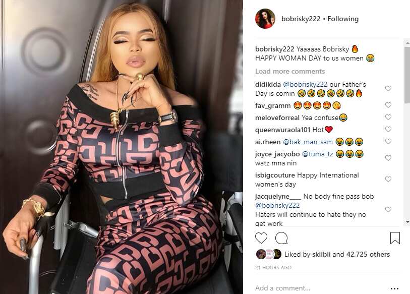 Happy Woman Day to us women - Bobrisky says in celebration of the International Women’s Day