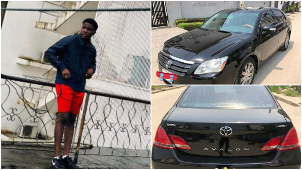 Check the exotic car this young Nigerian bought as a way to start 2021 (photos)