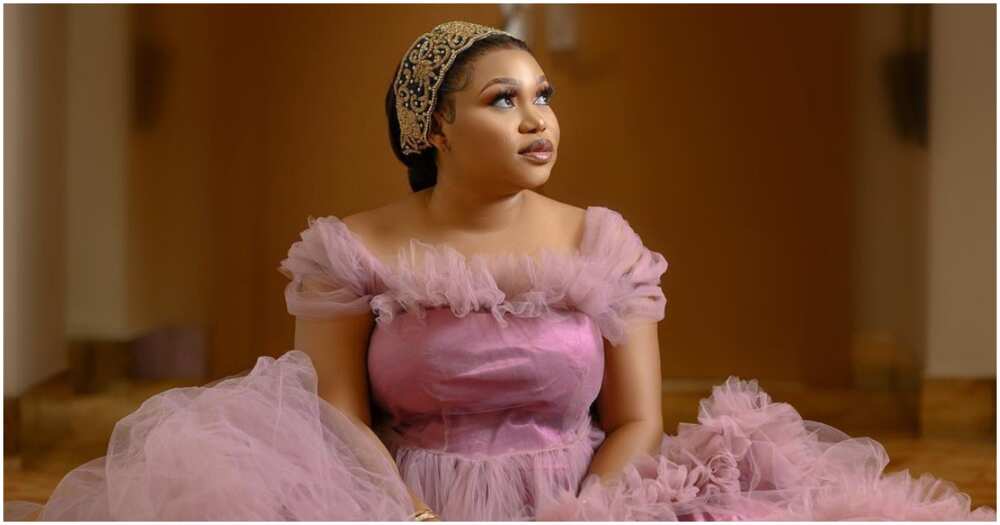 Ruth Kadiri, birthday, Nollywood, actress, flowing gown