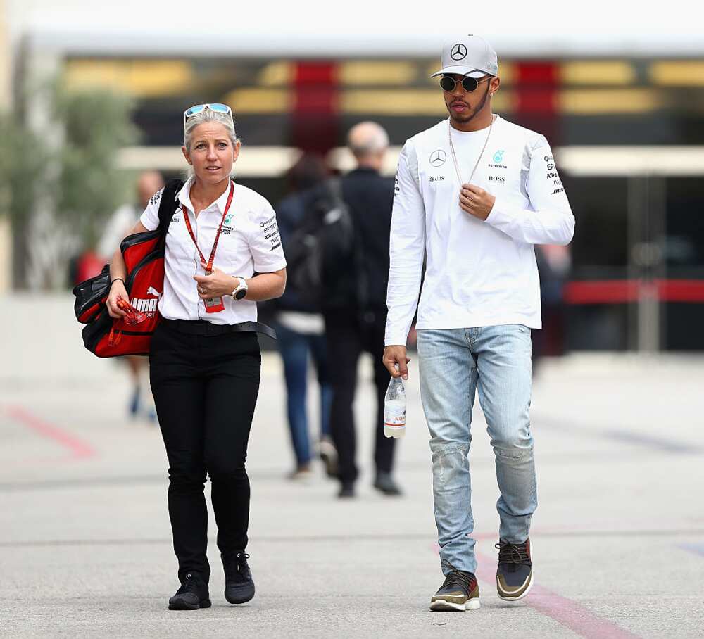 Lewis Hamilton physiotherapist