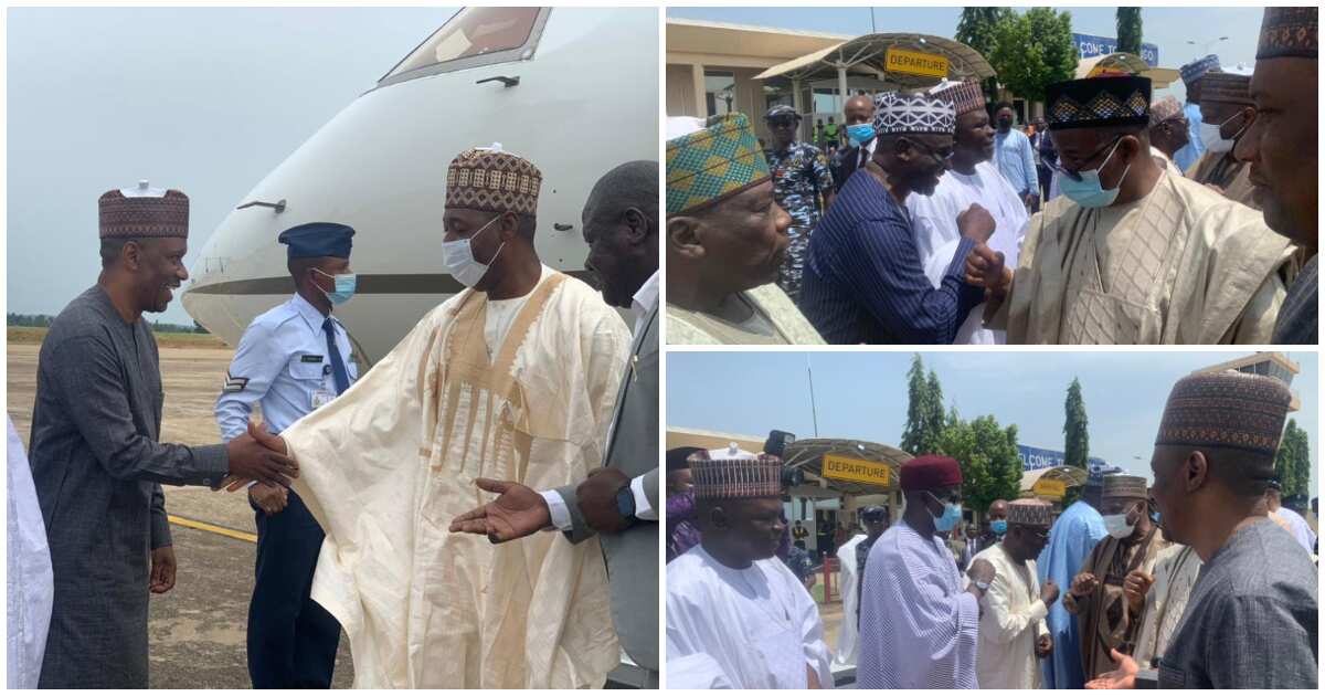 Photos emerge as northeast governors storm Taraba for crucial meeting