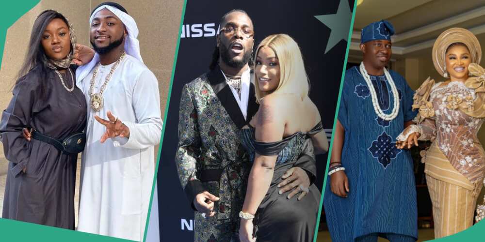Davido and Chioma, Burna Boy and Stefflon Don, Mercy Aigbe