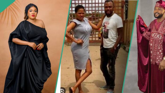 "Esther was black and broke": Toyin Abraham and hubby jump on the "Esthablish" trend with old pic