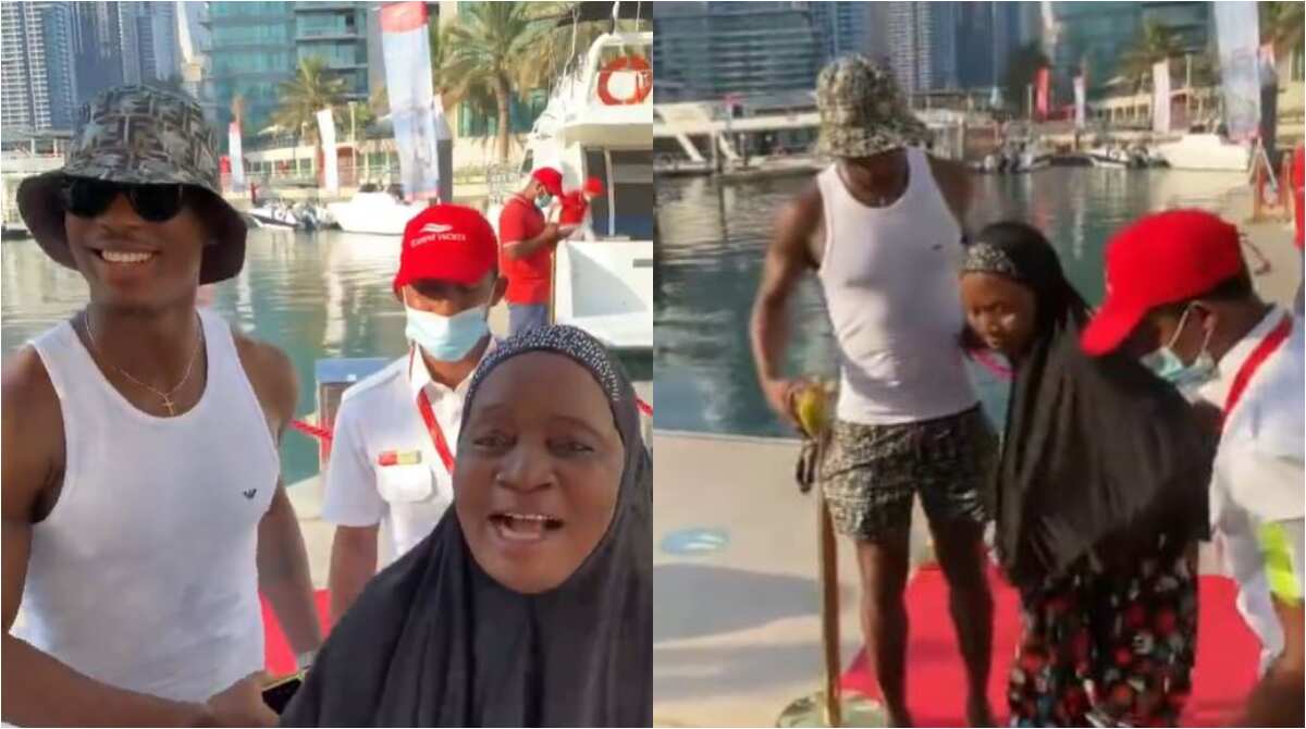 Former Super Eagles striker takes adorable mother on expensive vacation to beautiful city of Dubai