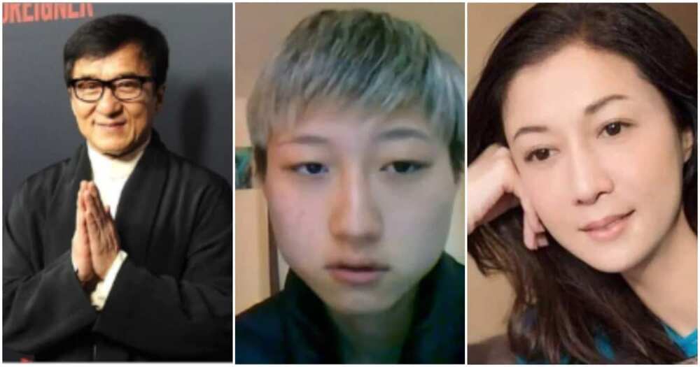 Jackie Chan, Etta Ng, Elaine Ng.