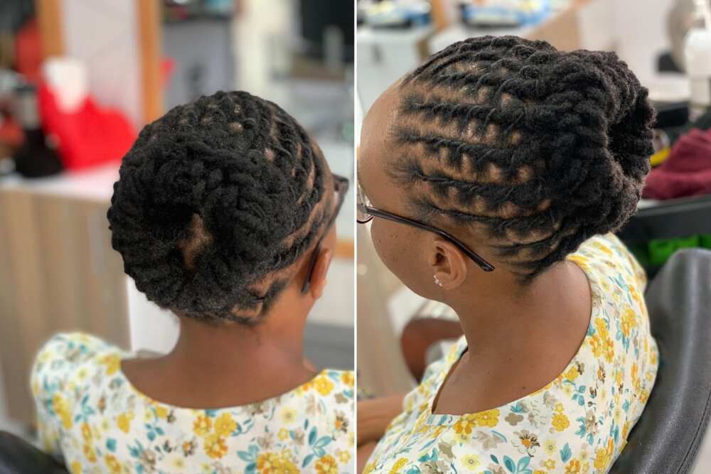 30 beginner short loc styles for women that are simple but stylish 