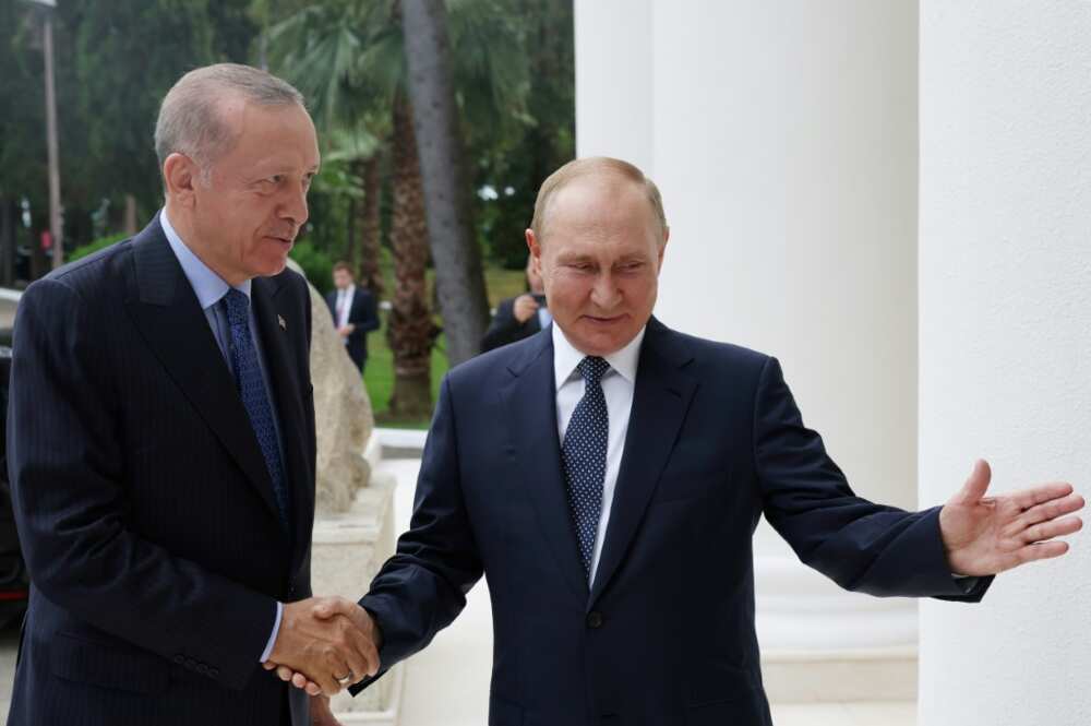 Turkish President Recep Tayyip Erdogan met his Russian counterpart Vladimir Putin for more than four hours in Sochi