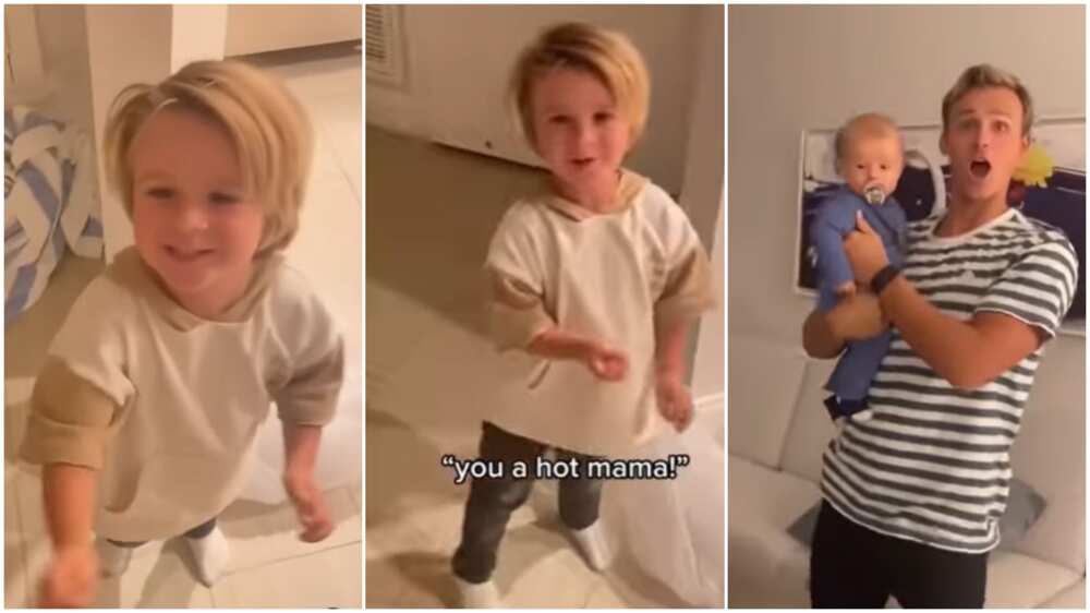 Little Boy's Funny Reaction to His Mother's New Hairstyle Stirs Massive  Reactions Online 