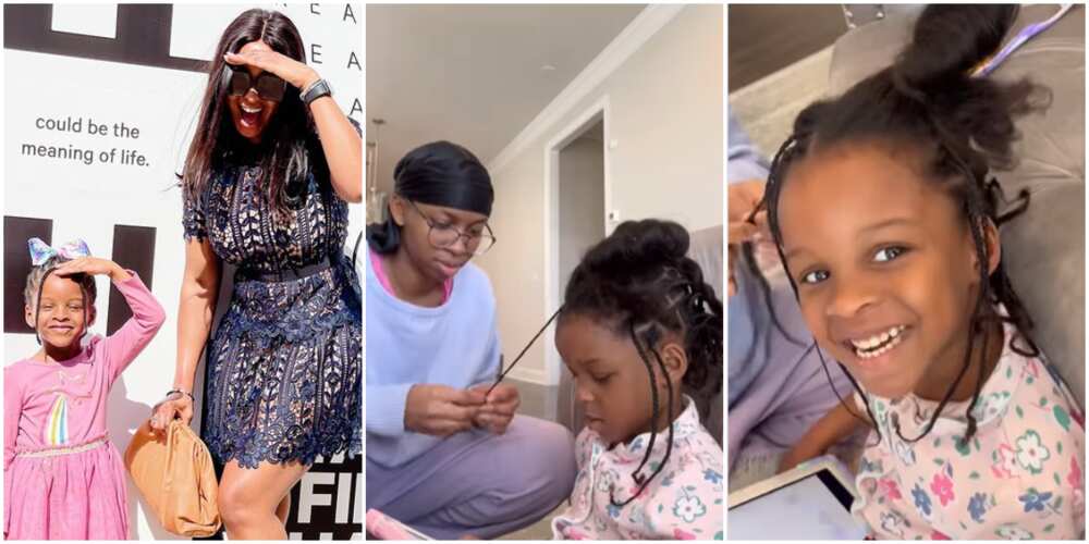Paul Okoye's wife and their daughter
