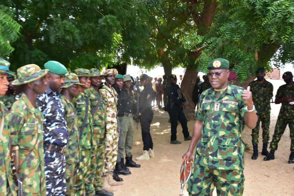 Army chief arrives Sokoto, urges troops to redouble efforts against bandits