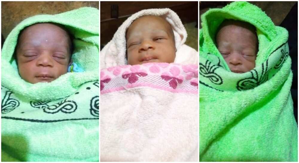 Man, Azeez Tijani cries for help to care for his triplets after his wife passed on.