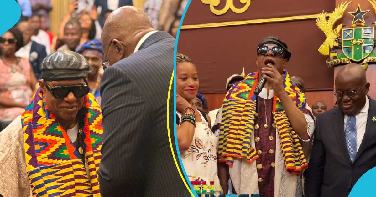 See beautiful pictures of Steve Wonder as he becomes a Ghanaian on 74th birthday