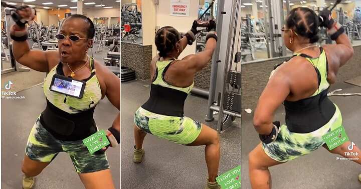 Fitness Trainer in Her 70s Shares Video of Herself at the Gym, People React  