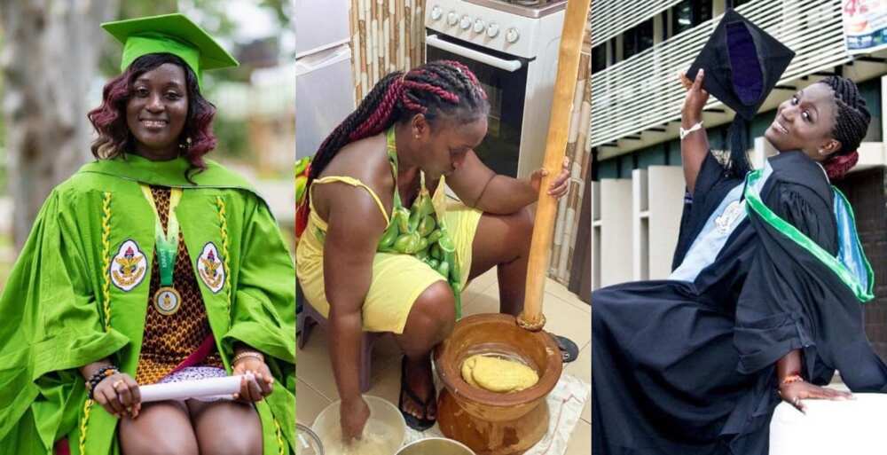 Brilliant lady with a master's degree who sells food for a living goes viral