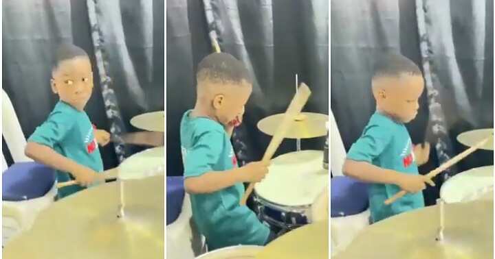 Little Boy Plays Drums in Church Like a Pro, Video Goes Viral