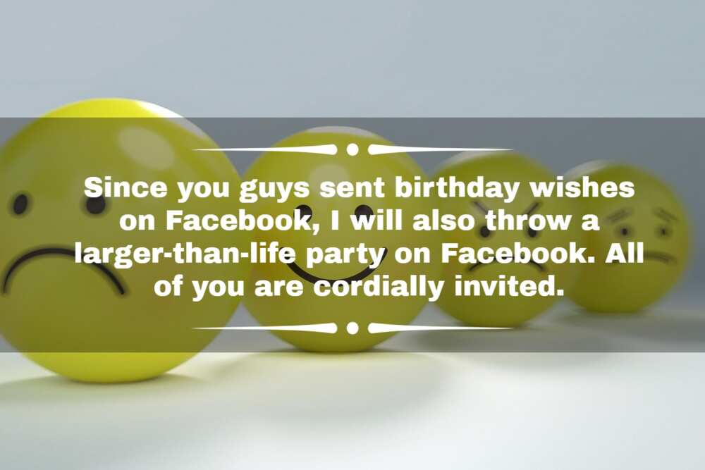 birthday thank you quotes for facebook