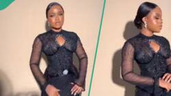 Lady orders ravishing black dress, what she got wowed many: "How many clothes I wan save now?"