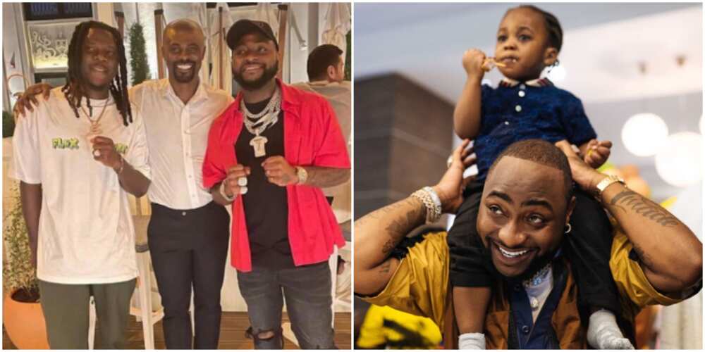 Davido and Stonebwoy in Qatar Davido and Stonebwoy in Qatar