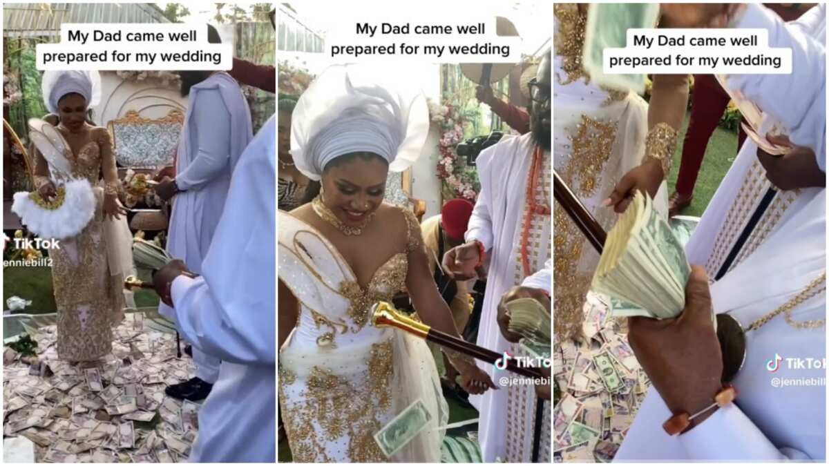 “Daddy Wey Dey Pamper”: Bride's Father Delights Guests With Generous ...