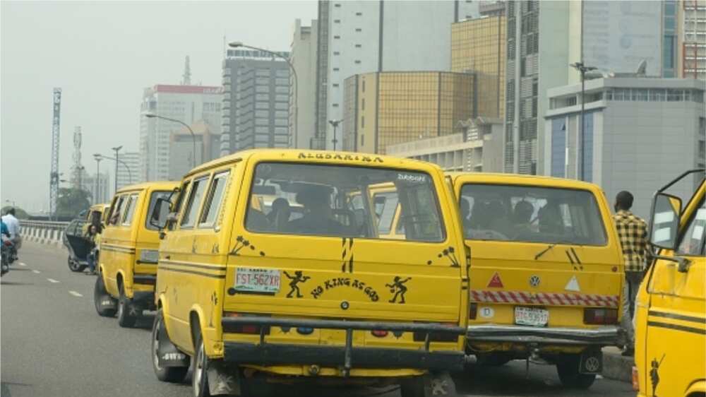 Danfo is a popular yellow bus in Lagos that most residents use as their public means of transportation.
