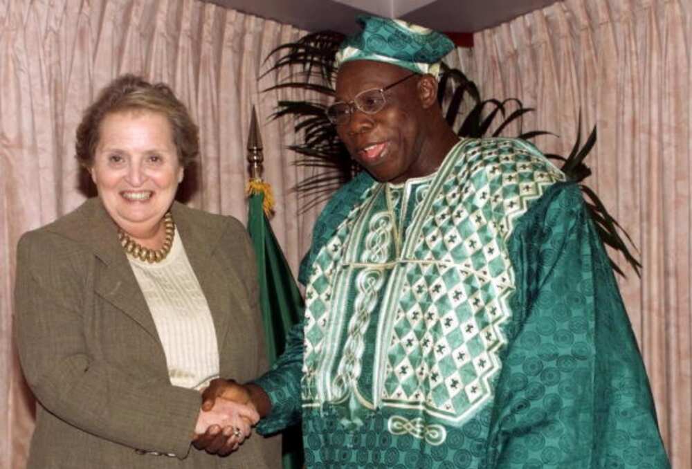 Olusegun Obasanjo in the United States