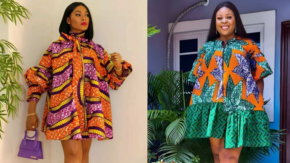 Ankara tunic dresses