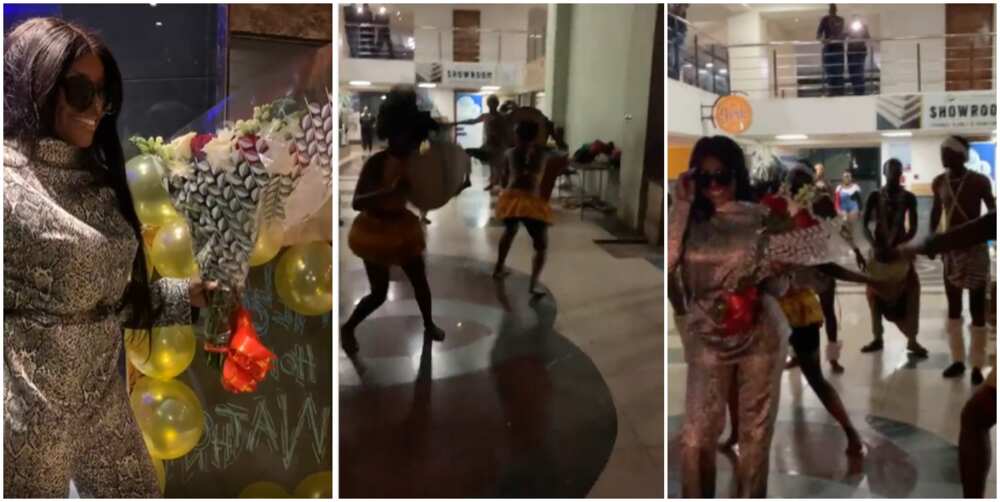 BBNaija Wathoni arrives Kenyan airport to a rousing welcome