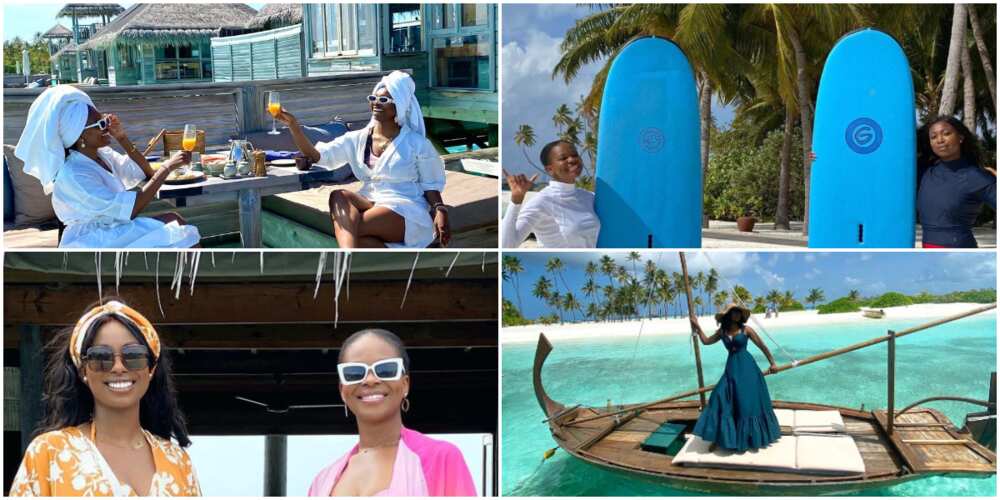 ICYMI: All the Fun Moments From Actress Zainab Balogun and Bolanle Olukanni’s Trip to the Maldives