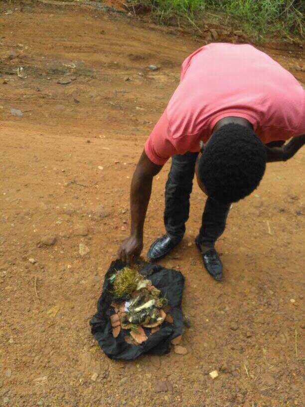 Anambra-based pastor reveals the charm God showed him while praying in a bush (photos)