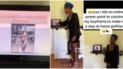 Video of a lady doing Powerpoint presentation to convince boyfriend to make her a stay-at-home bae goes viral