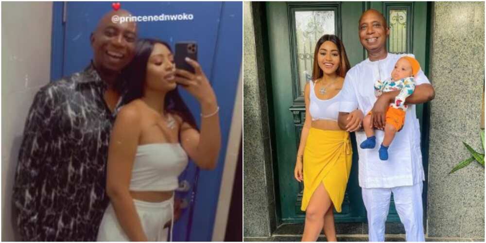 Regina Daniels’ husband Ned Nwoko claims he was good looking as a child (video)