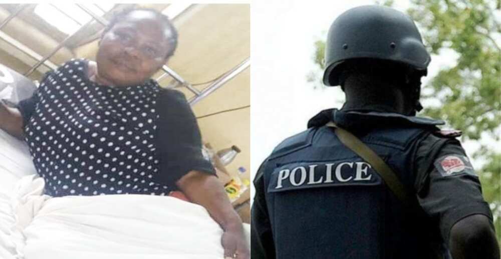 Woman claims policeman broke her leg