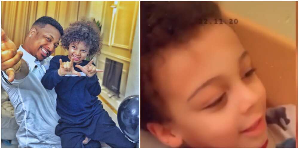 IK Ogbonna's son Ace says girls are too much trouble (video)