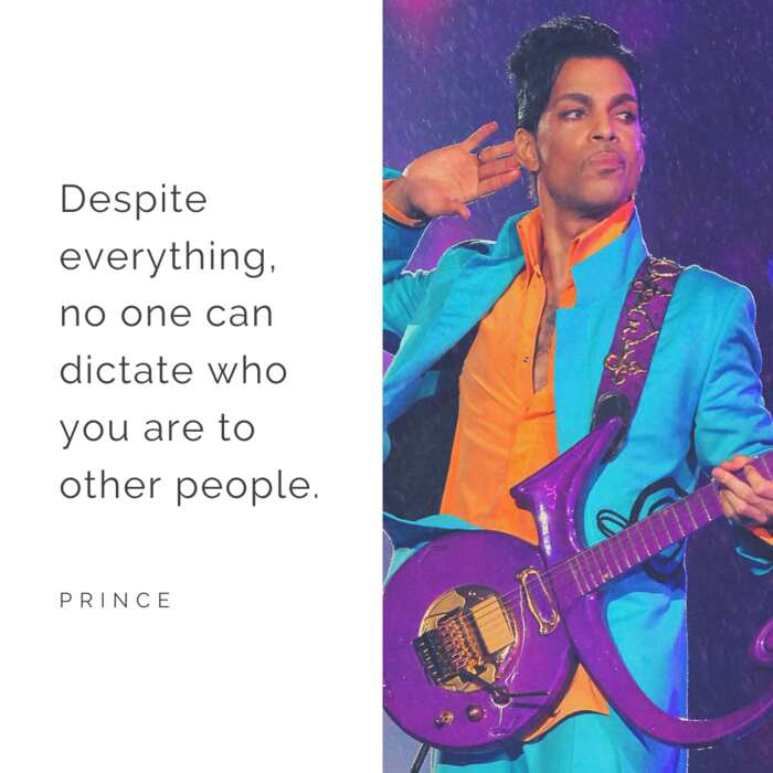 Inspiring Prince quotes and lyrics about love, life and music Legit.ng