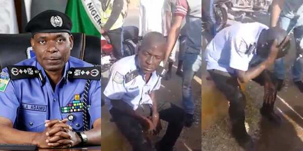 Police arrest drunk officer in viral video