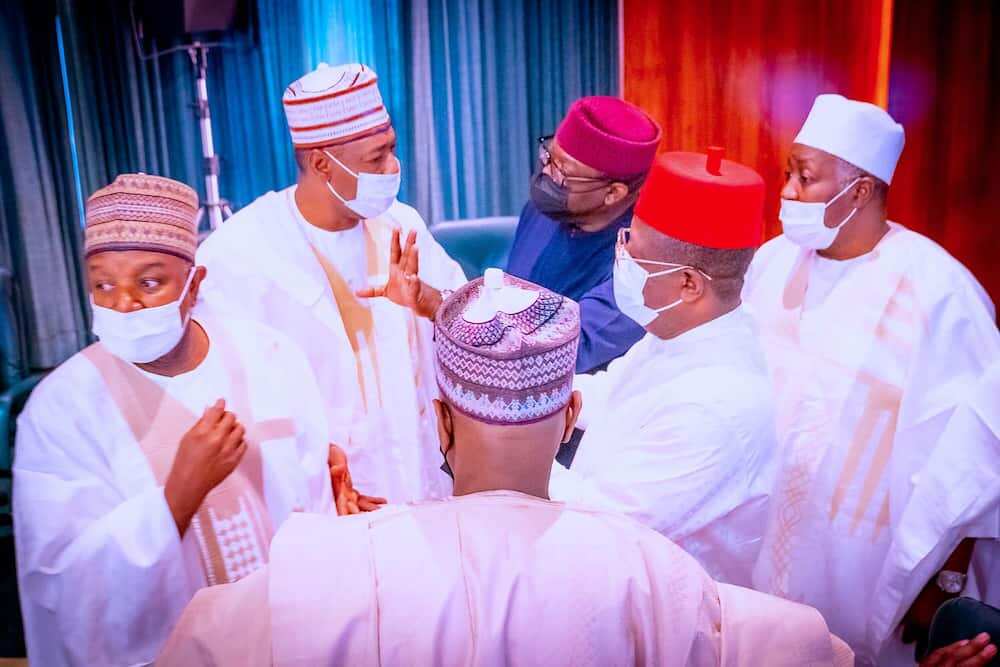 Ahead of National Convention, President Buhari, APC governors meet over consensus list