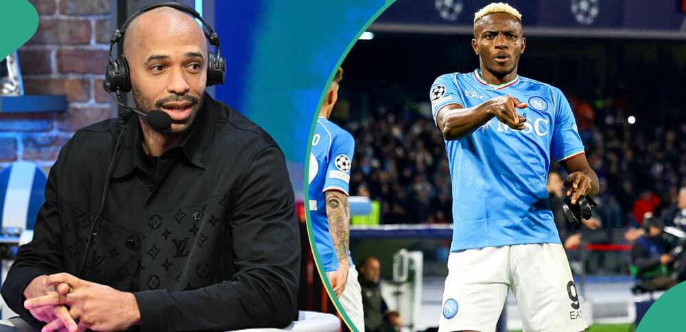 Thierry Henry advises Victor Osimhen of Napoli