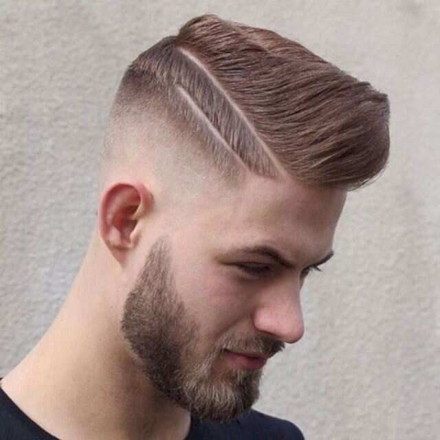 high fade pompadour haircut