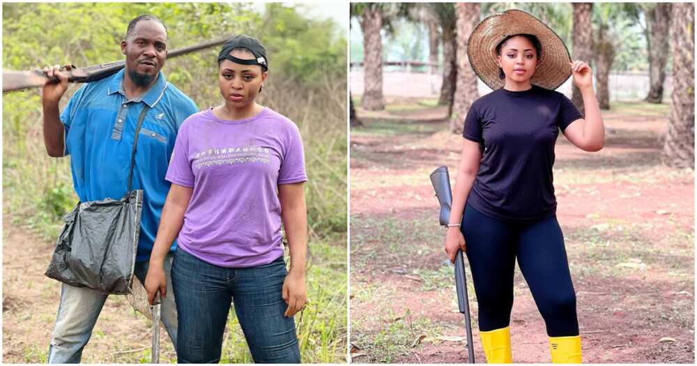Regina Daniels, Junior Pope Regina Daniels, Junior Pope