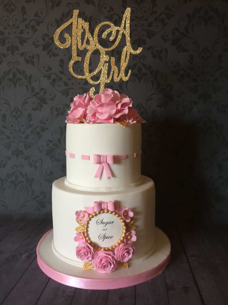 Unique baby shower cake designs