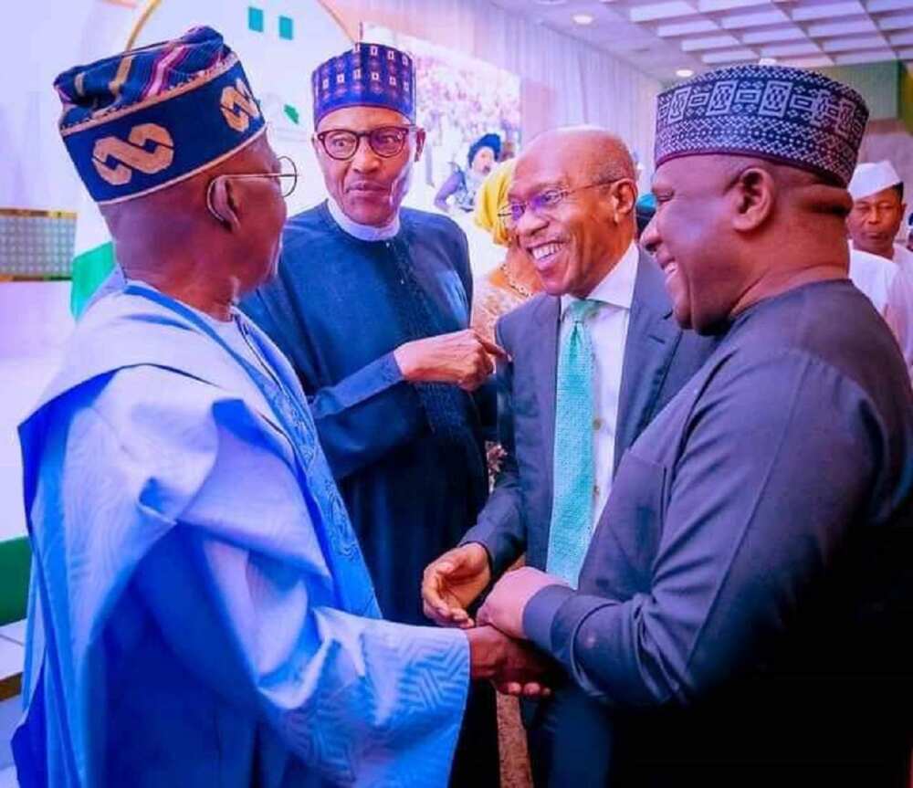 Gwamnan CBN da Tinubu Gwamnan CBN da Tinubu