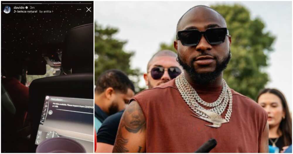 Davido makes mistake appearance on Instagram.