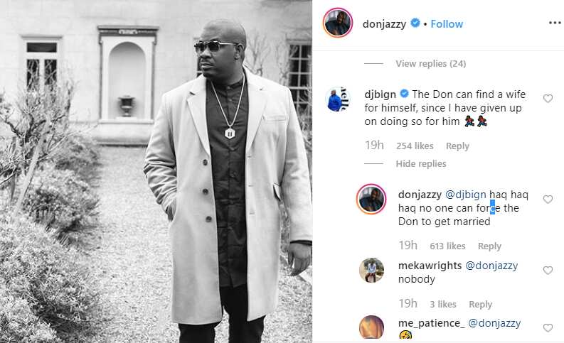 Don Jazzy claps hard at colleague who asked him to get a wife (screenshot)