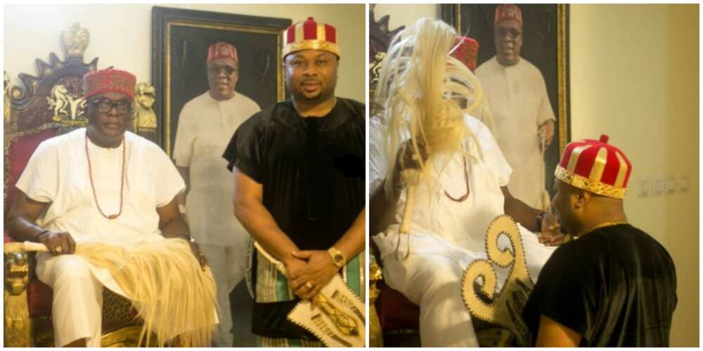 Olakunle Churchill conferred with chieftaincy title by Igwe Gerald Obunadike Mbamalu