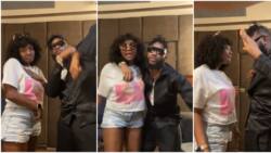 Make Adekunle Gold no see una: Rapper Dremo and Simi spark viral reactions as they act 'lovey dovey' in video