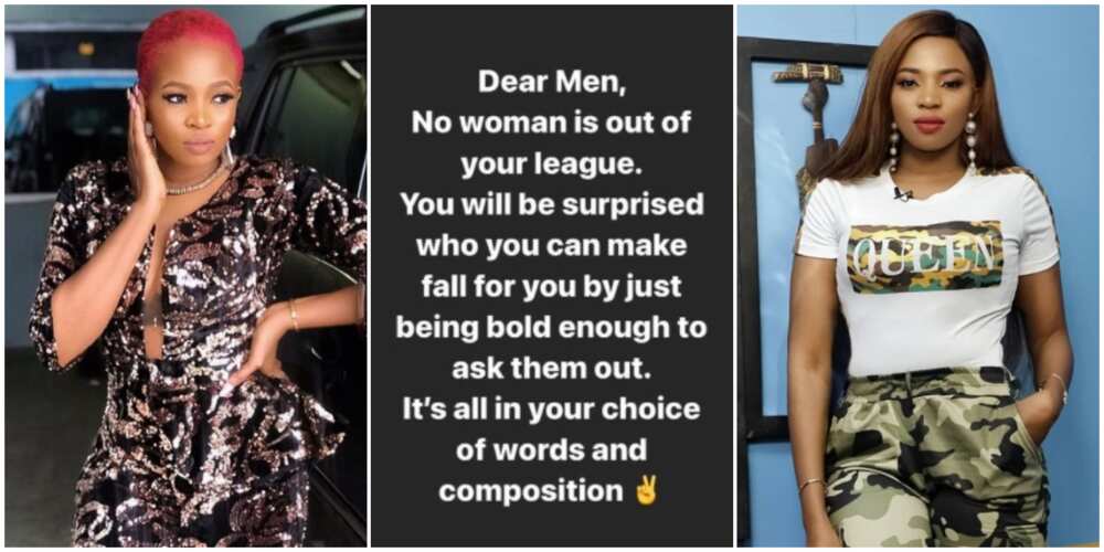 Don't Try It if You Don't Have Money: Reactions as Cindy Okafor Tells Men No Woman is out of Their League