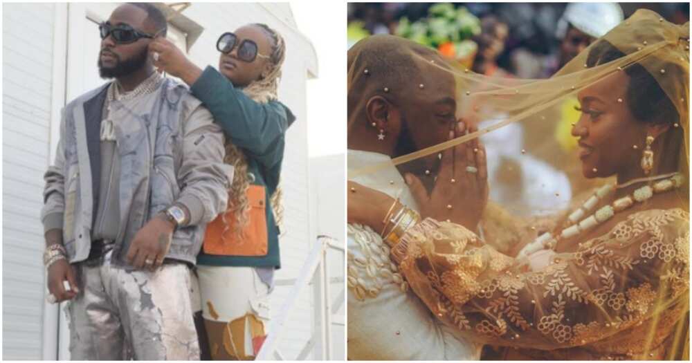 Nigerian singer Davido and wife Chioma Nigerian singer Davido and wife Chioma