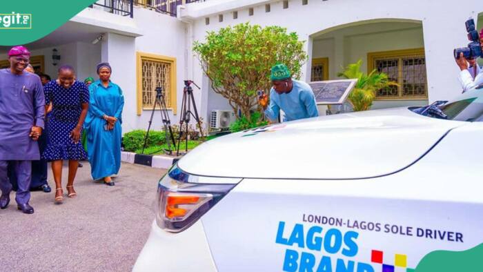 Sanwo-Olu names London-to-Lagos driver tourism ambassador, gifts her new car, home, video emerges
