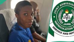 "JAMB 2024": Anambra boy leaves principal in awe with UTME result, photo trends online