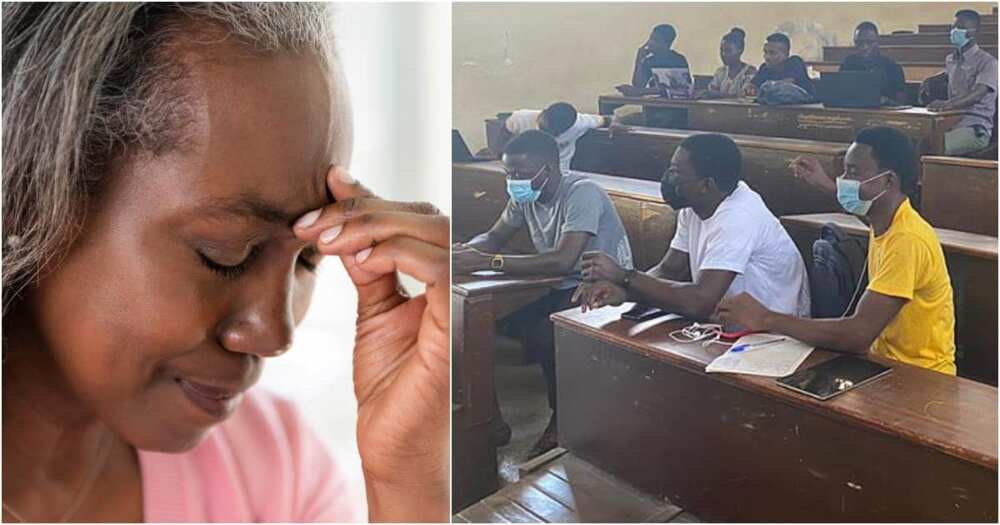 Parent finds out son is still in year 2 instead of graduating, Kwame Nkrumah University of Science and Technology, year 2, graduation ceremony, parent faints